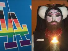 The Los Angeles Dodgers are giving an award to a group of gay and transgender drag performers who mock the Catholic faith.