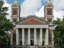 The Cathedral Basilica of the Immaculate Conception in Mobile, Ala., consecrated by Bishop Michael Portier in 1850.