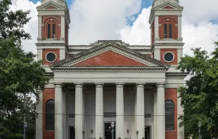 The Cathedral Basilica of the Immaculate Conception in Mobile, Ala., consecrated by Bishop Michael Portier in 1850. DXR via Wikimedia (CC BY-SA 4.0)