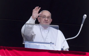 "We reflect with gratitude on all mothers, and let us also pray for mothers who have gone to heaven. We entrust mothers to the protection of Mary, our heavenly mother," said Pope Francis on May 12, 2024. Credit: Vatican Media