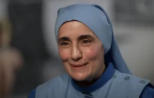 Mother Olga, founders of the Daughters of Mary of Nazareth, described what it was like growing up in war-torn Iraq: “It was really Our Lady who gave me hope … she has been always my mother, mother of my life.” EWTN News In-Depth segment screen shot