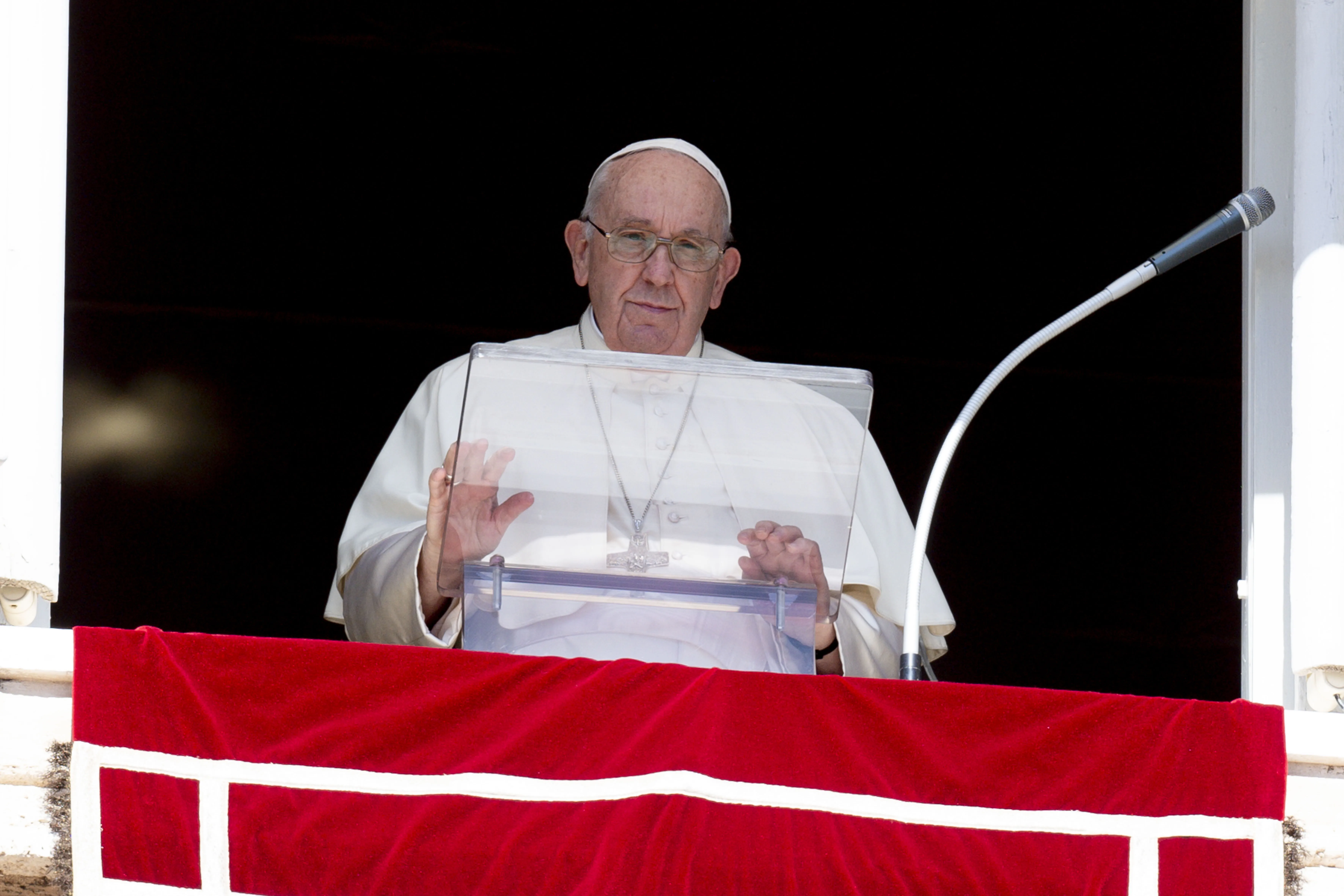 Pope Francis dedicated nearly all of his Angelus address on Oct. 1 to the war in Ukraine.?w=200&h=150