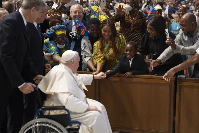Pope Francis celebrated Mass for Rome’s Congolese community on July 3, 2022.