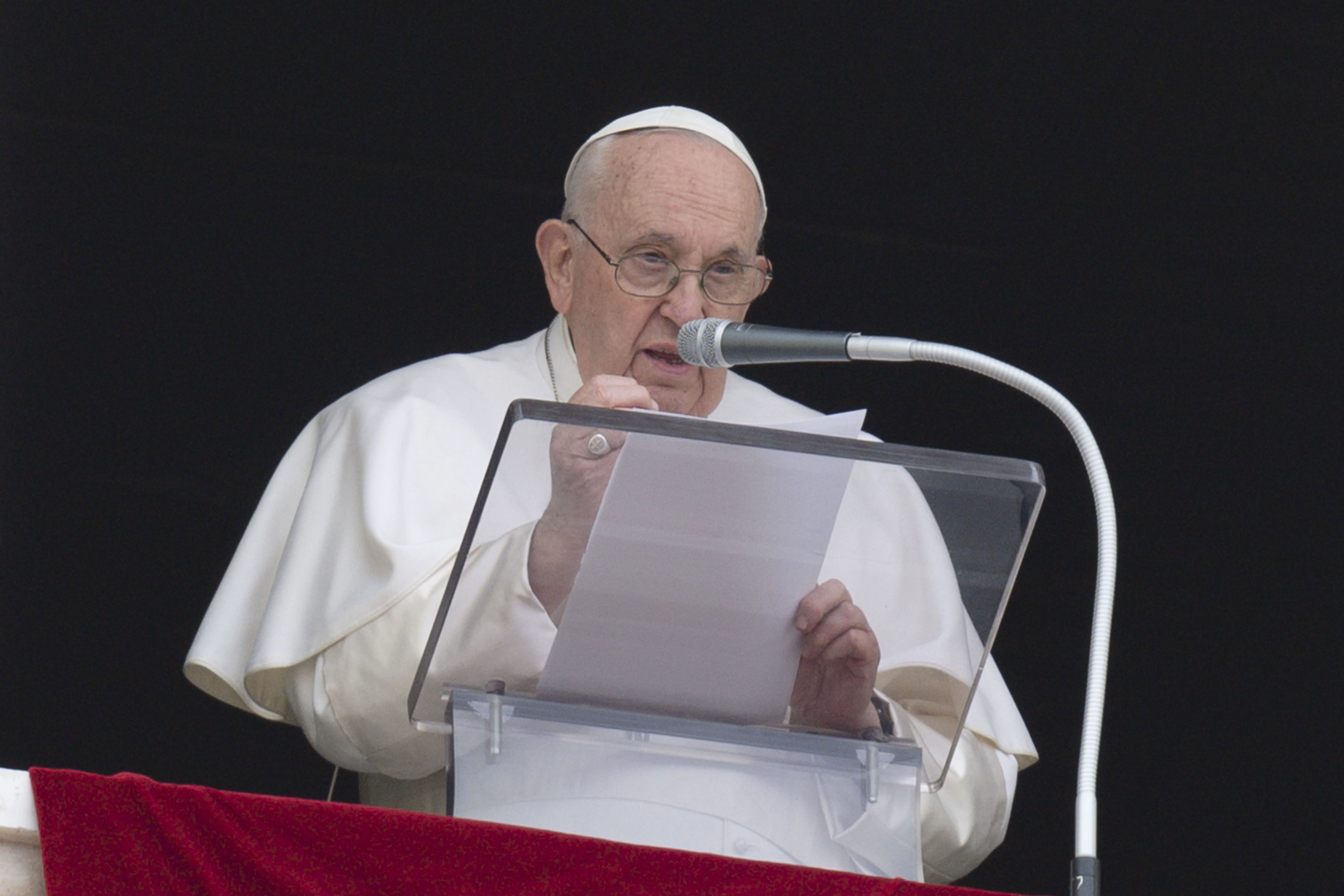 Pope Francis speaks during his Angelus address on March 19, 2023.?w=200&h=150