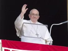 Pope Francis prayed the Regina Caeli in St. Peter's Square on April 23, 2023.