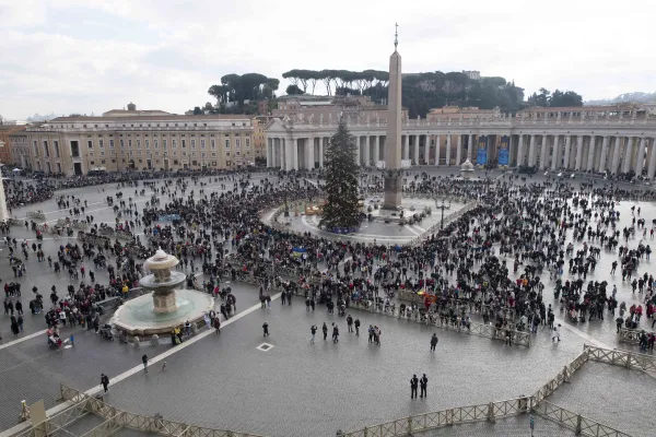 St. Peter's Square on the feast of St. Stephen, Dec. 26, 2022. Vatican Media
