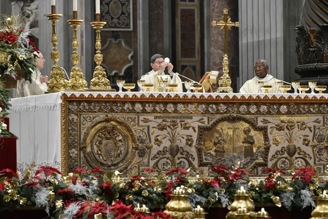 Mass for the Solemnity of the Epiphany in St. Peter’s Basilica on Jan. 6, 2023.