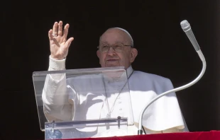Pope Francis  announced the start of a Year of Prayer in his Angelus address from the window of the Vatican's Apostolic Palace on Jan. 21, 2024. Vatican Media
