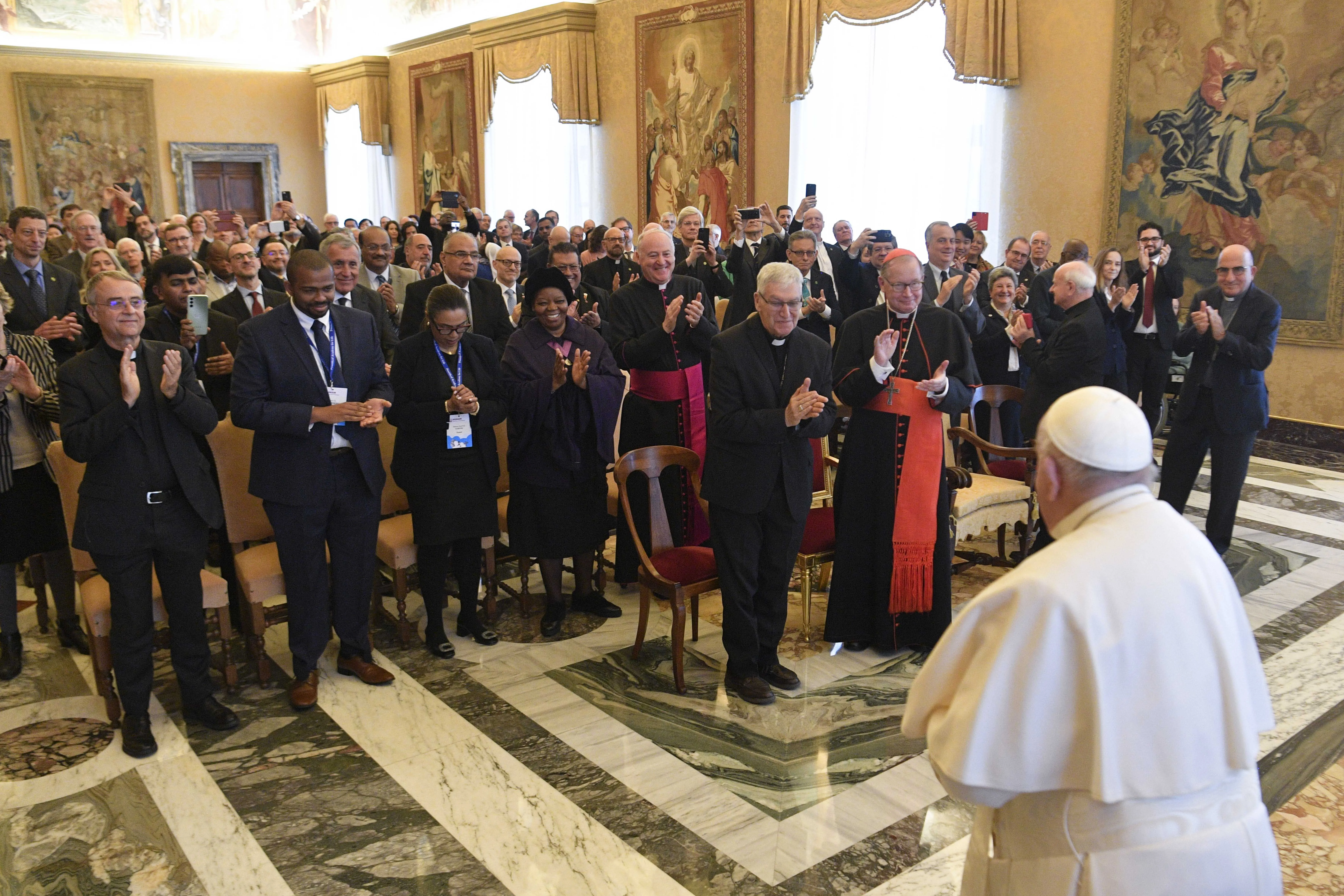 Pope Francis emphasizes the importance of technological development in promoting human well-being