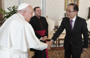 Pope Francis receives a delegation from Vietnam’s Communist Party government at the Vatican on Jan. 18, 2024. Credit: Vatican Media