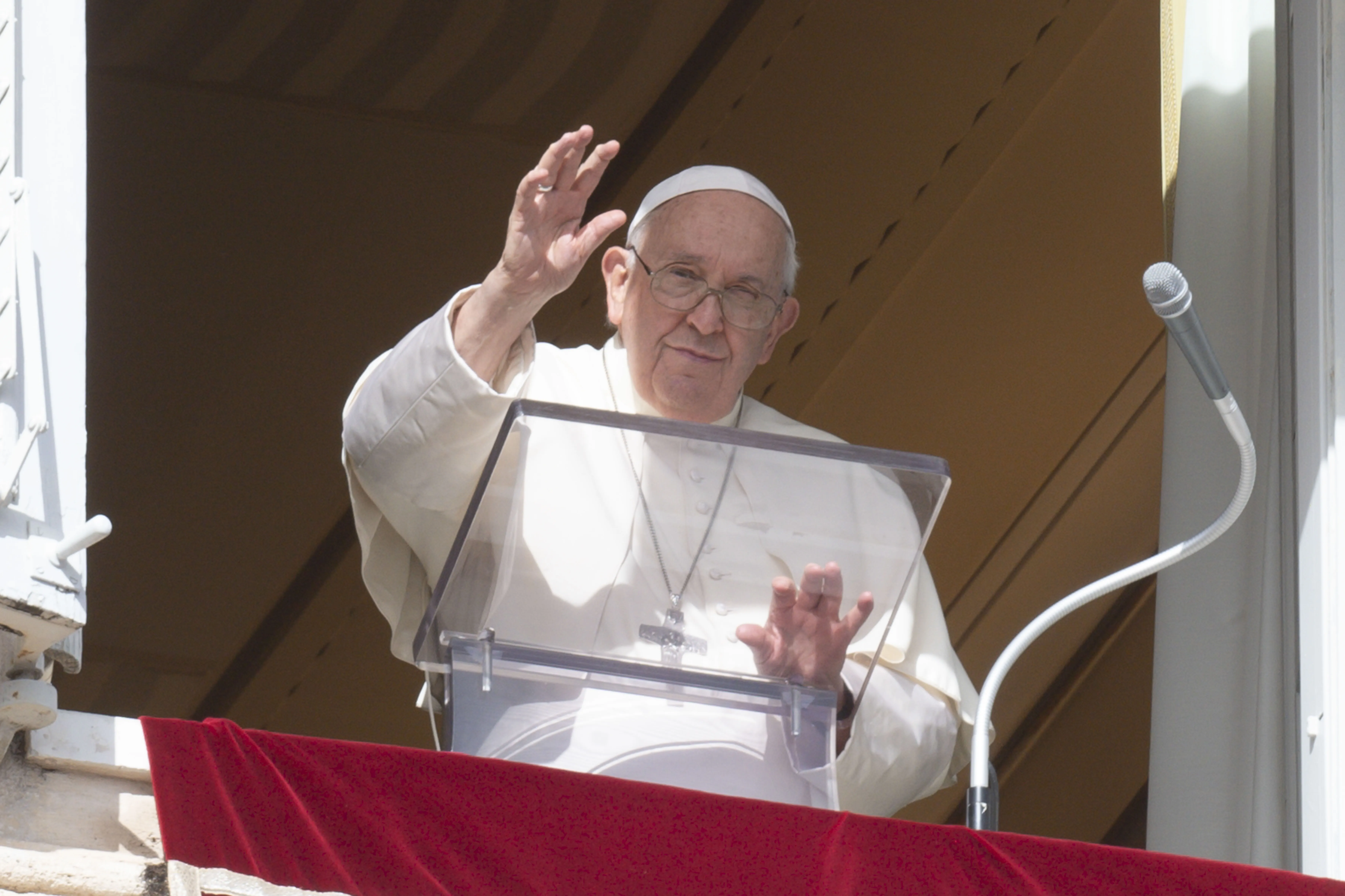 Pope Francis delivers the Sunday Angelus, Nov. 5, 2023.?w=200&h=150