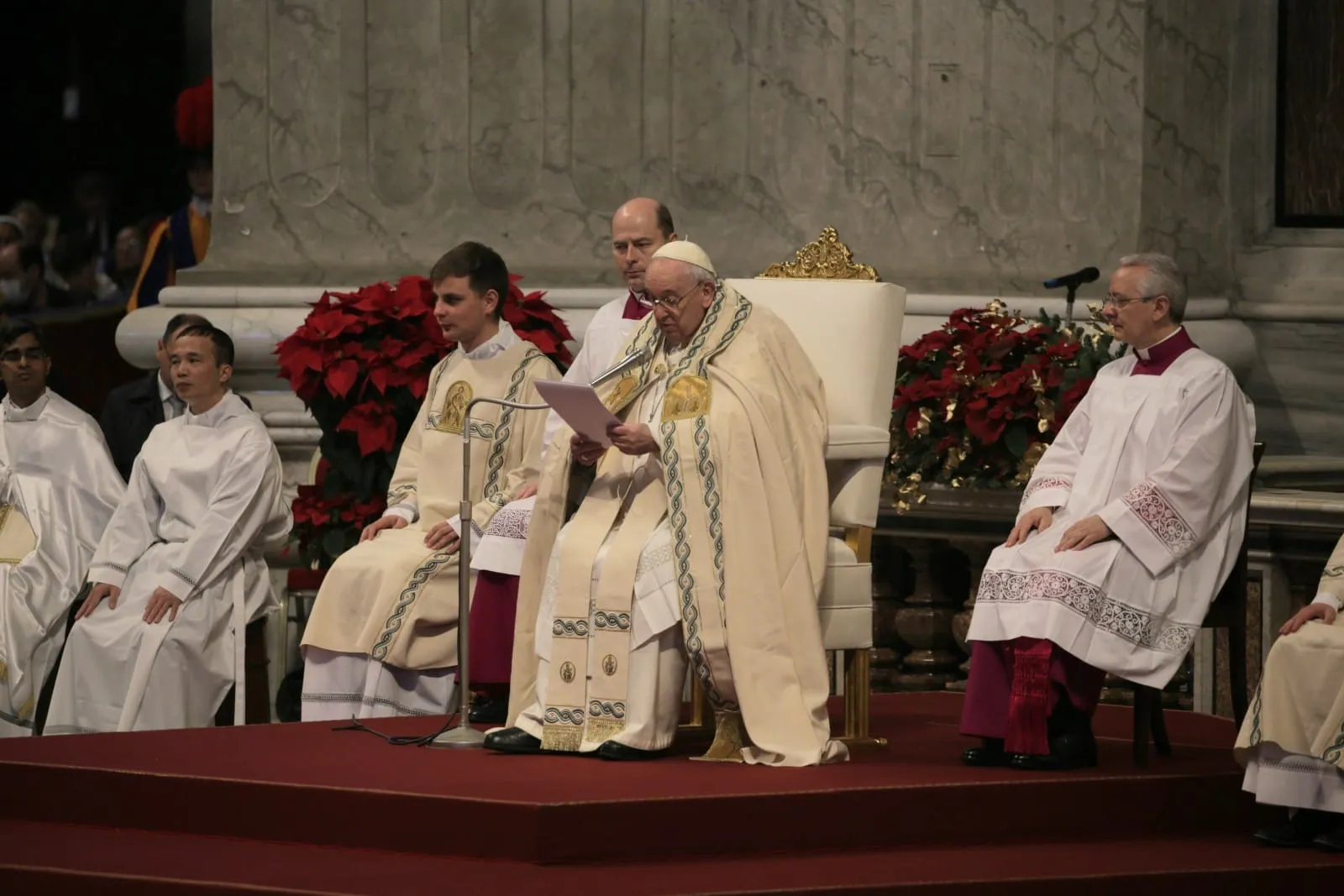 Pope Francis presides over the first papal Mass of the new year on Jan. 1, 2023, in St. Peter's Basilica in Rome.?w=200&h=150