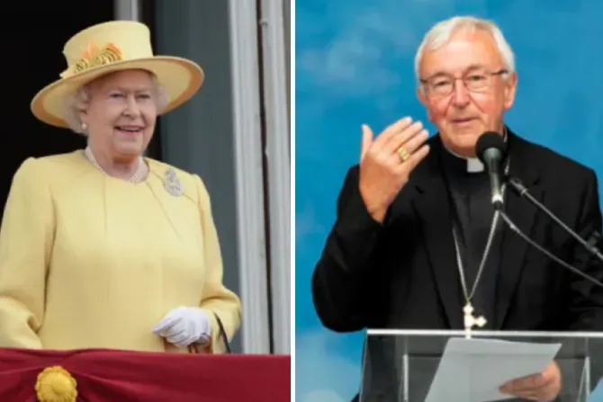 Queen Elizabeth II and Cardinal Nichols