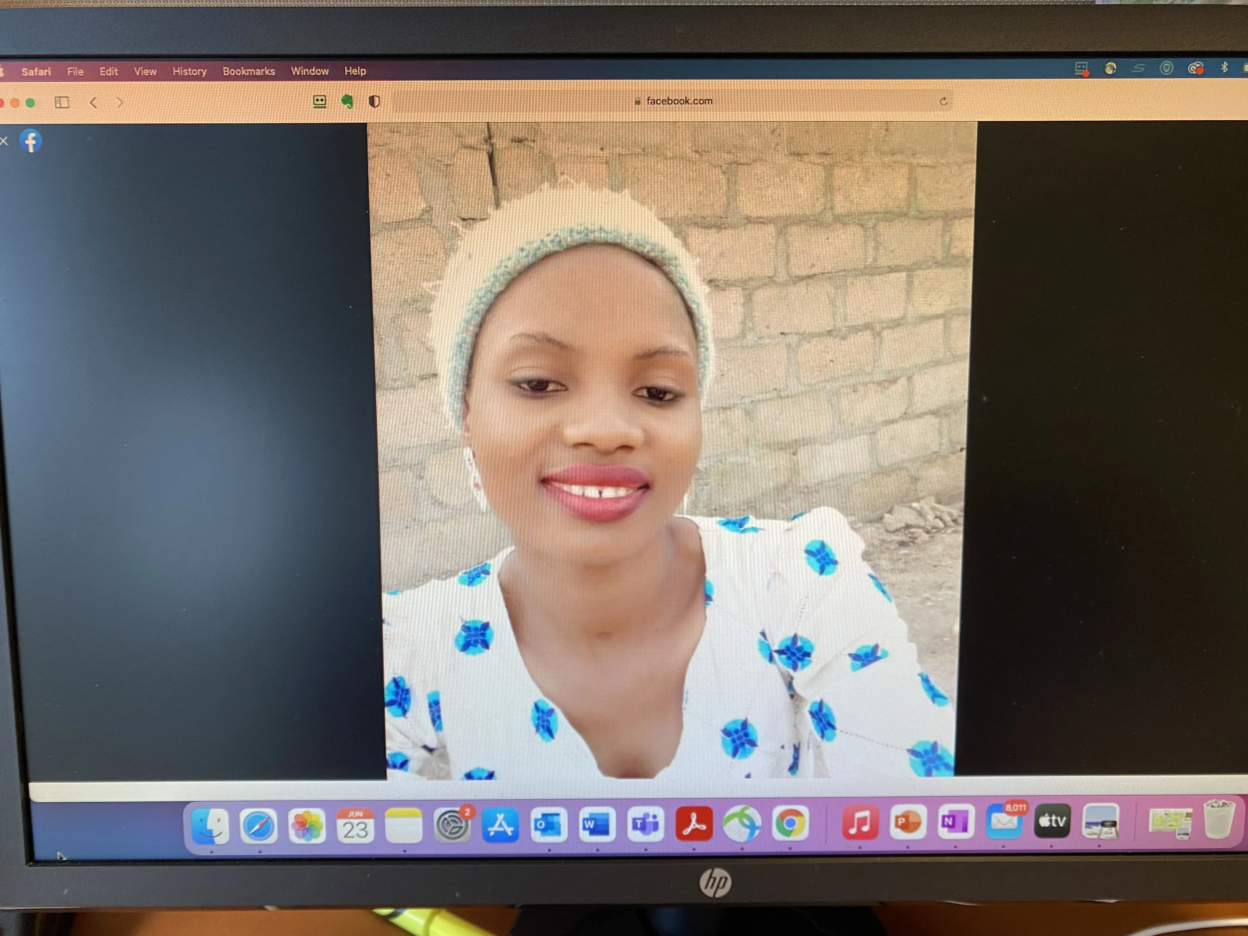 A photo of Deborah Emmanuel's photo on her Facebook page. Emmanuel, a Christian student in Nigeria, was killed by an Islamic mob on her college campus on May 12, 2022.?w=200&h=150