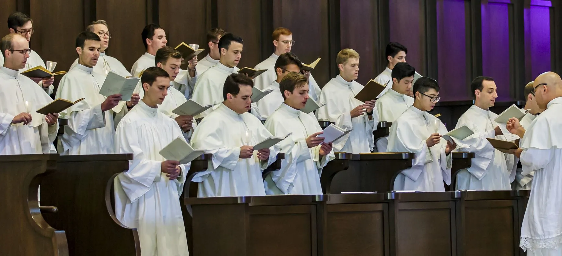 The choir sings during Candelmas at the Norbertine Fathers of St. Michael’s Abbey in Orange, Calif.?w=200&h=150