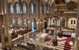 Bishop Thomas Paprocki preaches the opening Mass of the Corpus Christi Priory in Springfield. Photo credit: Diocese of Springfield