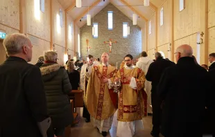 Consecration of Munkeby monastery church, Norway, on Dec. 5, 2023. Credit: Ivan Vu/Trondheim Diocese