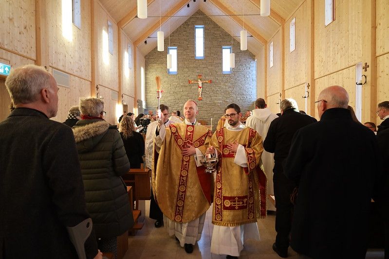 Norway monks consecrate new church in area of ancient ruins of Munkeby