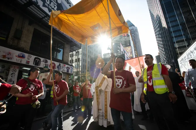 NYC eucharistic procession