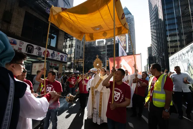 NYC eucharistic procession
