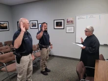 Greensburg officers are sworn in to serve the Diocese of Greensburg, Pennsylvania.