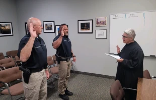 Greensburg officers are sworn in to serve the Diocese of Greensburg, Pennsylvania. Credit: Courtesy of the Diocese of Greensburg