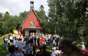 Celebration in Olaf’s chapel, Stiklestad, St. Olaf’s Day, July 28, 2023. Credit: Ivan Vu/Trondheim Diocese