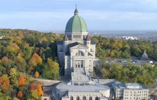 The St. Joseph Oratory of Mount Royal in Montreal, Quebec. Credit: Drone Tours/St. Joseph Oratory of Mount Royal