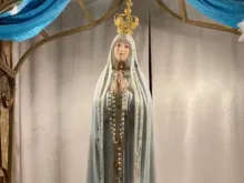 The statue of Our Lady of Fatima was returned to St. Andrew the Apostle Catholic Church in Gibbsboro, New Jersey, Sept. 7, 2022.