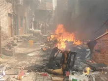 Several mobs attacked Christian communities and set fire to several churches Aug. 16, 2023, in the town of Jaranwala, in Pakistan’s Faisalabad district, after two Christians were accused of defiling the Quran.