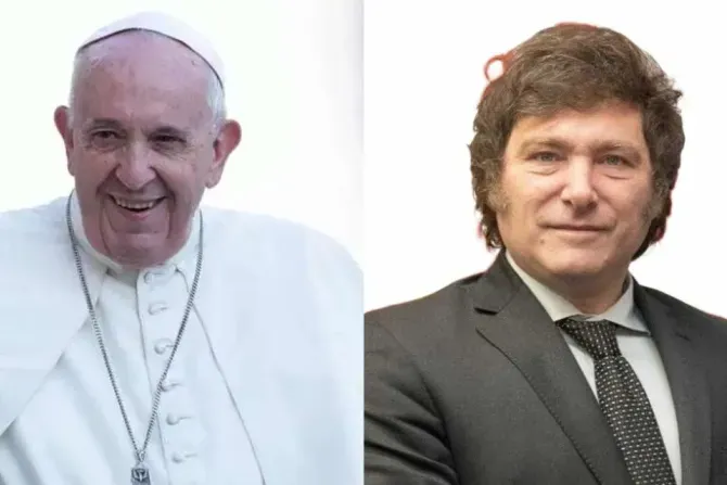 Pope Francis and Javier Milei.?w=200&h=150