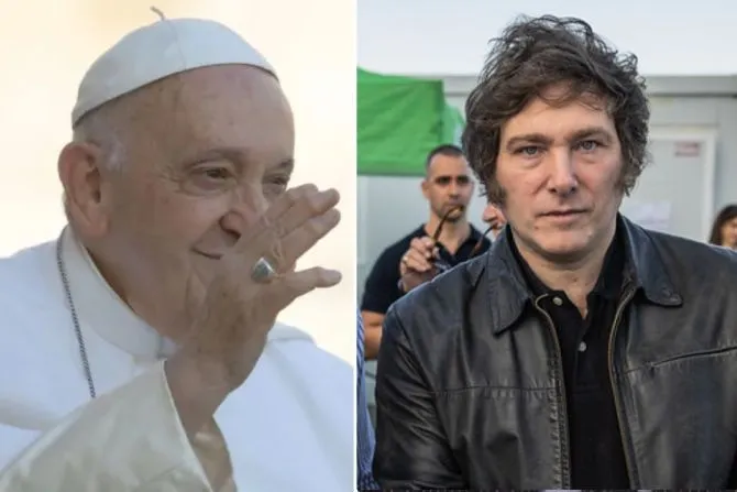 Pope Francis and Argentina president-elect Javier Milei.?w=200&h=150