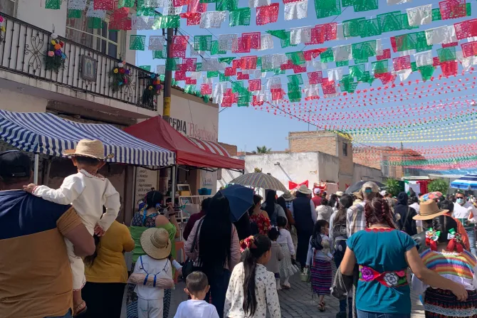 Our Lady of Guadalupe celebrations in a small town in Mexico on Dec 12, 2021