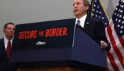Texas Attorney General Ken Paxton speaks at a news conference in Washington, D.C., on May 12, 2021.