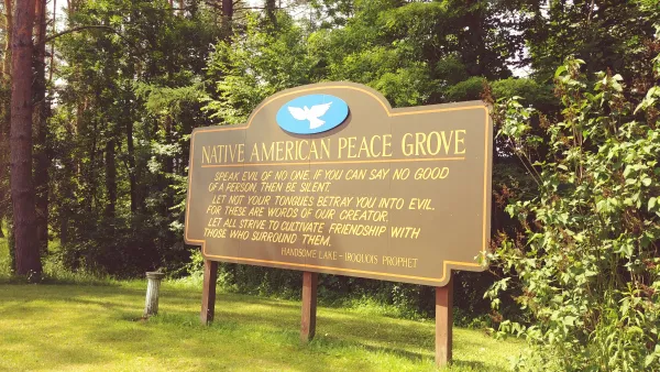 Peace Grove at Saint Kateri Tekakwitha Shrine and Historic Site in Fonda, New York. Photo courtesy of Saint Kateri Tekakwitha Shrine and Historic Site