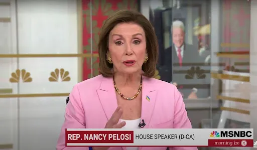 U.S. House Speaker Nancy Pelosi speaks on MSNBC’s “Morning Joe,” on May 24, 2022.?w=200&h=150