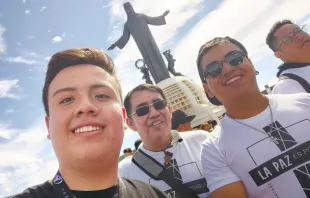 Participants in the 2023 National Youth Pilgrimage to the Christ the King statue high atop Cubilete in the Mexican state of Guanajuato. Credit: Isaacvp, CC BY-SA 4.0 <https://creativecommons.org/licenses/by-sa/4.0>, via Wikimedia Commons
