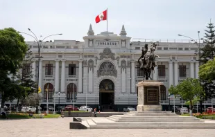 The Congress of the Republic of Perú in the nation’s capital of Lima. Credit: Cris Bouroncle/AFP via Getty Images
