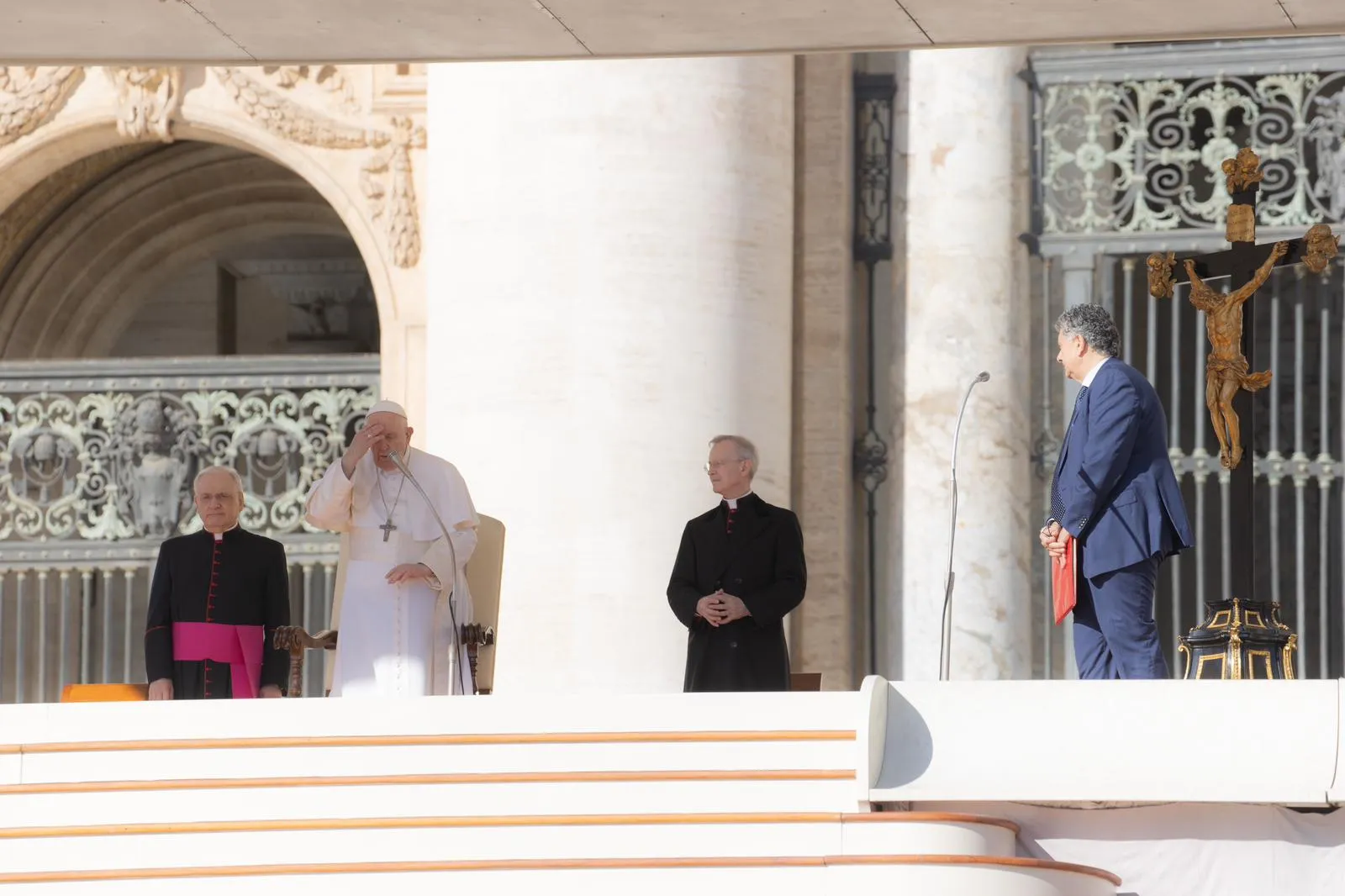 Pope Francis at his Wednesday general audience in St. Peter's Square on March 15, 2023?w=200&h=150