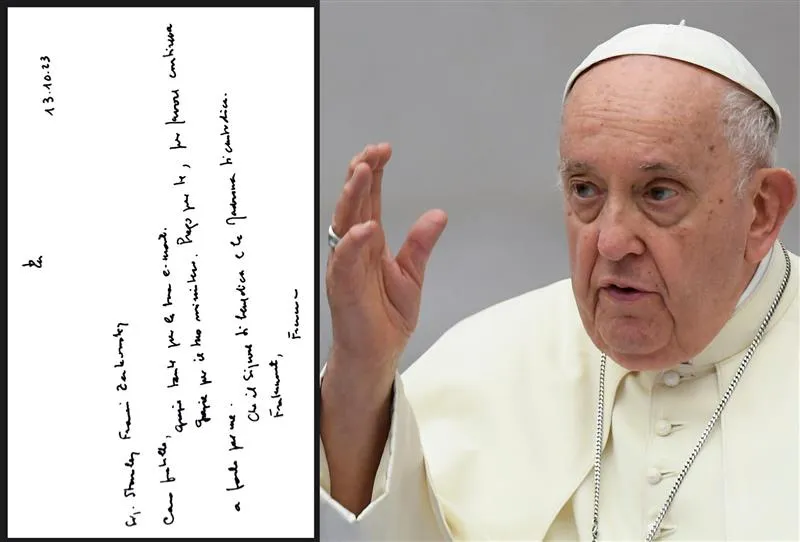 Stan “JR” Zerkowski received a handwritten note from Pope Francis in October 2023.?w=200&h=150