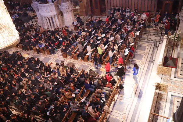 Youth Mass in Fourvière Basilica in Lyon, France, on Dec. 8, 2022. Credit: Diocèse de Lyon