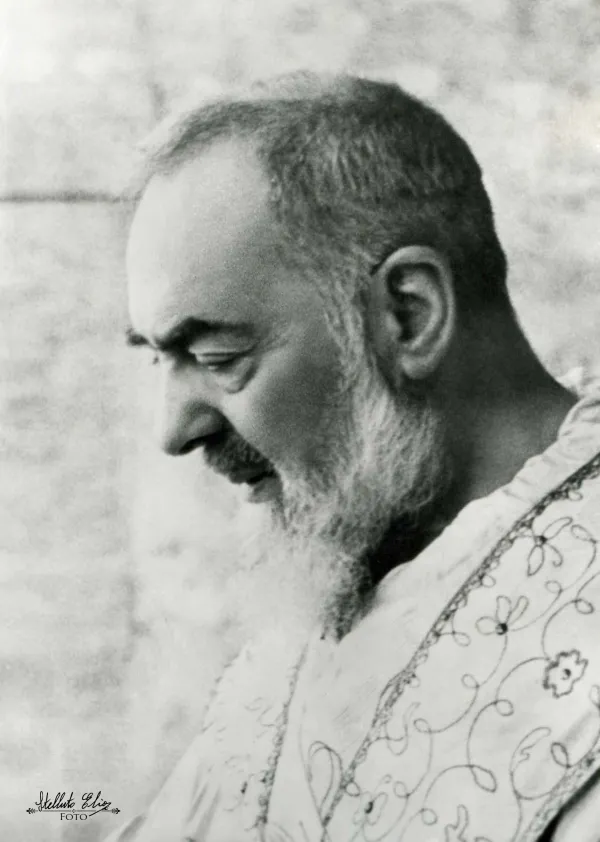 To mark its 10th anniversary, the St. Pio Foundation in the United States has released 10 never-before-seen photographs of Padre Pio. The foundation’s director, Luciano Lamonarca, discovered the photos when visiting photographer Elia Saleto's studio. Courtesy of the St. Pio Foundation