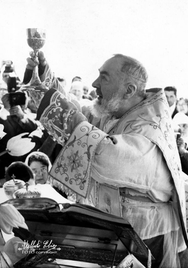 To mark its 10th anniversary, the Saint Pio Foundation in the United States on April 29, 2024, will release 10 never-before-seen photographs of Padre Pio. The candid images include scenes of the Italian priest celebrating Mass and deep in prayer. Credit: Courtesy of the Saint Pio Foundation