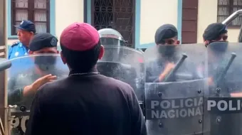 Bishop Rolando José Álvarez of the Diocese of Matagalpa, Nicaragua, was placed under house arrest by the police of Daniel Ortega's regime in early August 2022.