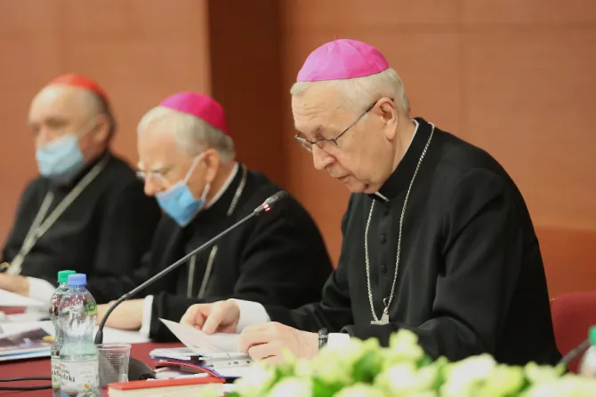 A plenary meeting of the Polish bishops’ conference on March 15, 2022