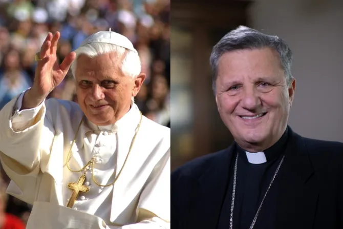 Pope Benedict XVI and Cardinal Mario Grech
