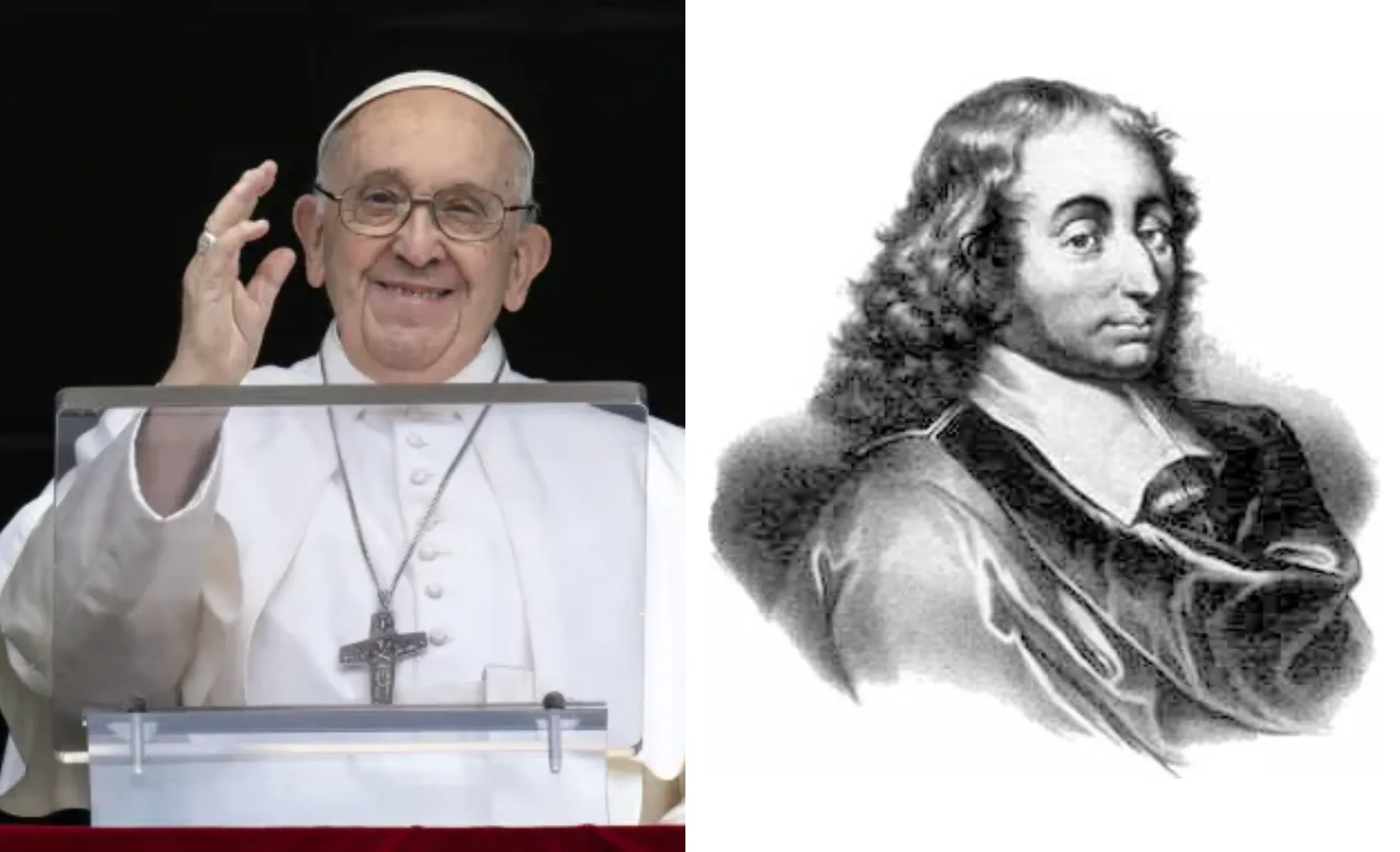 Pope Francis delivers his Angelus address on June 18, 2023/Portrait of Blaise Pascal.?w=200&h=150