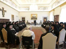 Pope Francis met with the synod of bishops of the Melkite Greek Catholic Church on June 20, 2022.