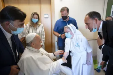 Pope Francis in the hospital