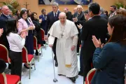 Pope Francis meets participants in the Ethics of Healthcare Management seminar on Nov. 30, 2023.